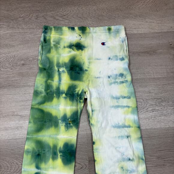 Vintage 80s Champion Reverse Weave Tie Dye Sweatpants Men's Small - Picture 2 of 13